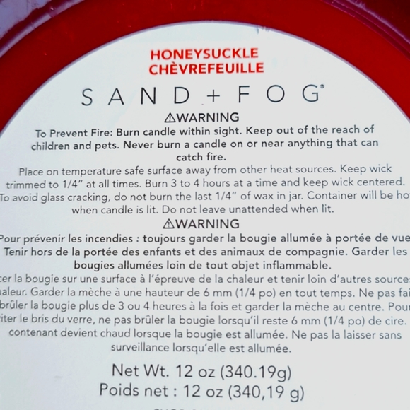 NEW Sand & Fog 'Be Your Own Kind of Beautiful' Honeysuckle Soy Candle - Picture 6 of 16